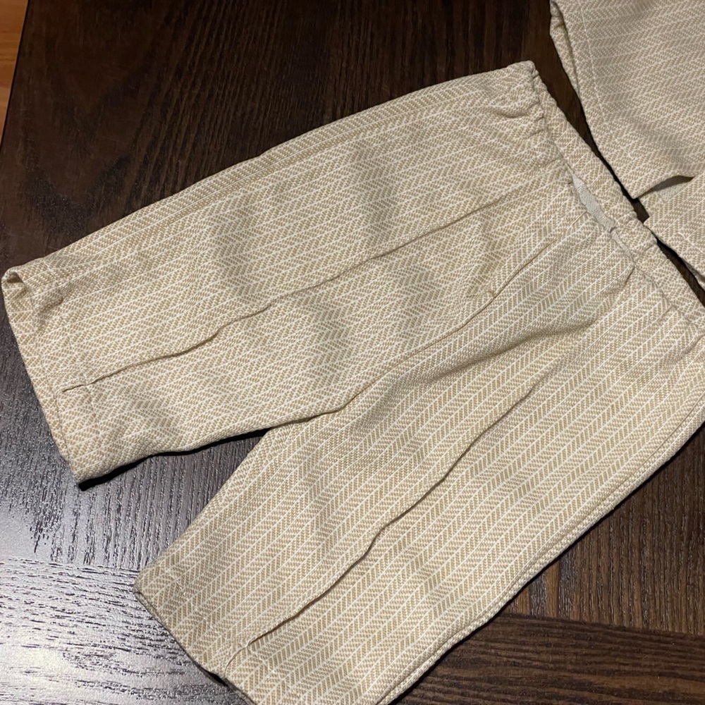 Vintage Mini Togs Matching Outfit Embroidered Collar Button Shirt Elastic Pant - Picture 10 of 16